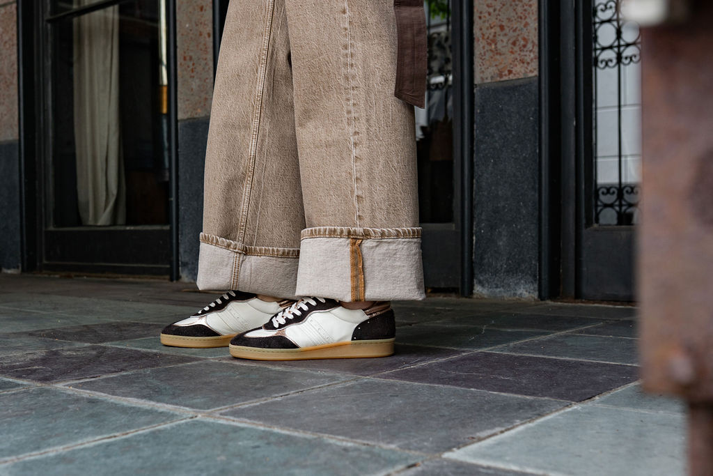 Piedi Nudi Piedi Nudi Sneaker Imola 01.16 Wit / Bruin