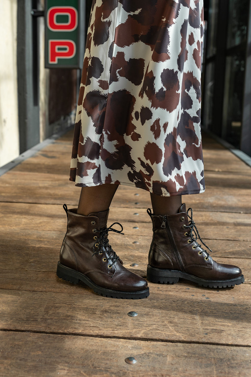 Piedi Nudi Piedi Nudi Enkellaarsje Gwen 01.03 Bruin