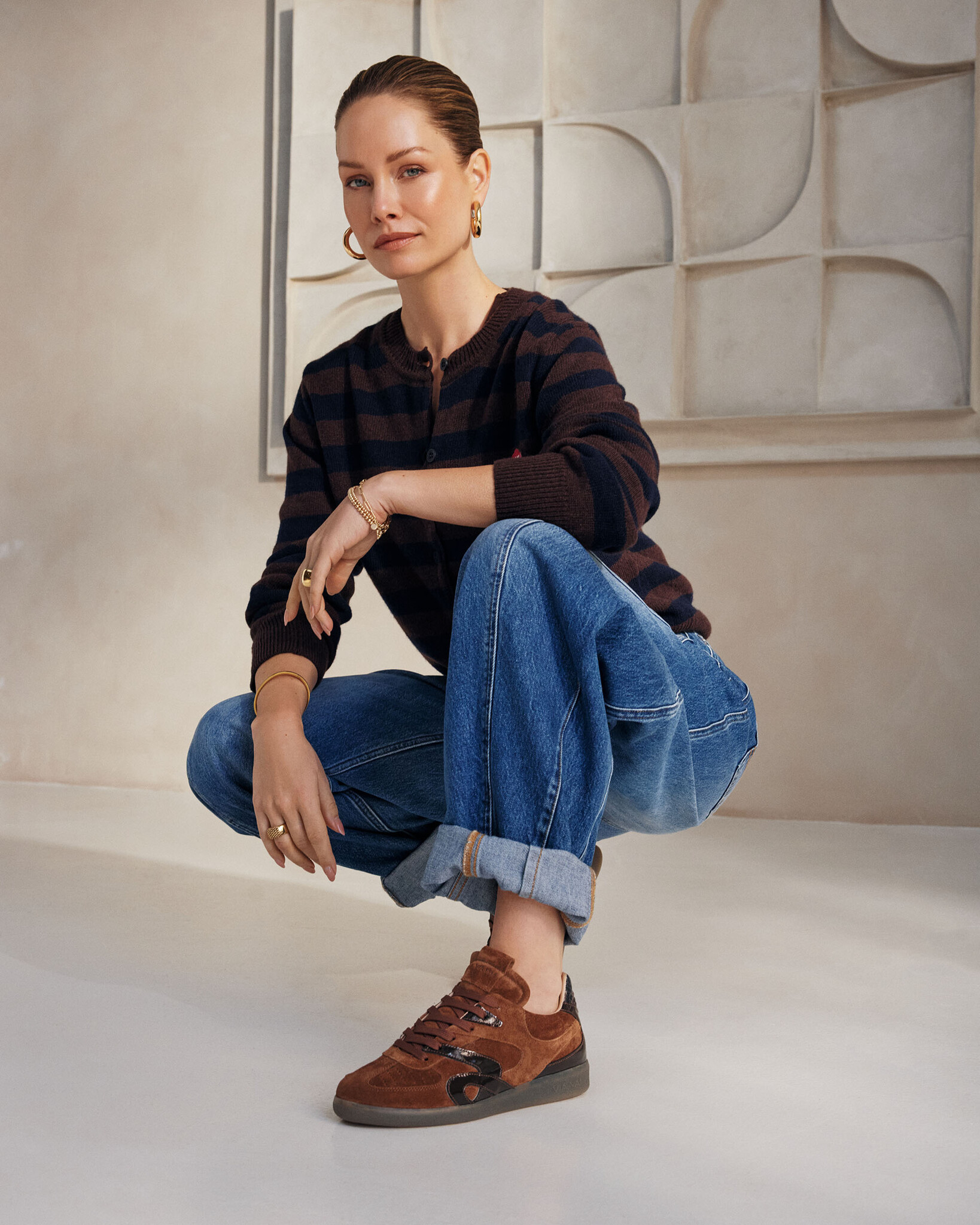 Via Vai VIA VAI Sneakers Nilla Macy 62353-01-1084 Cognac