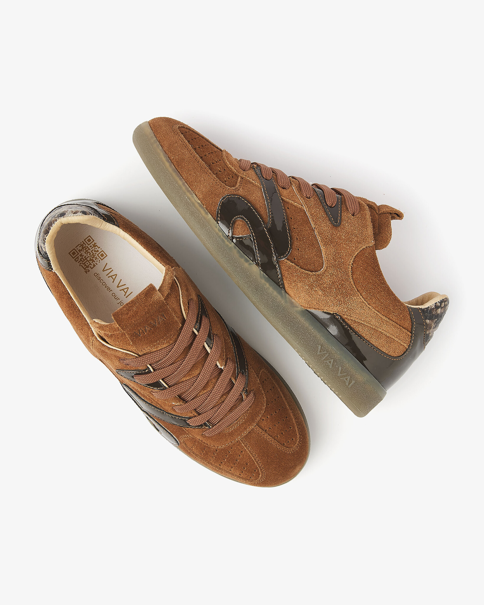 Via Vai VIA VAI Sneakers Nilla Macy 62353-01-1084 Cognac