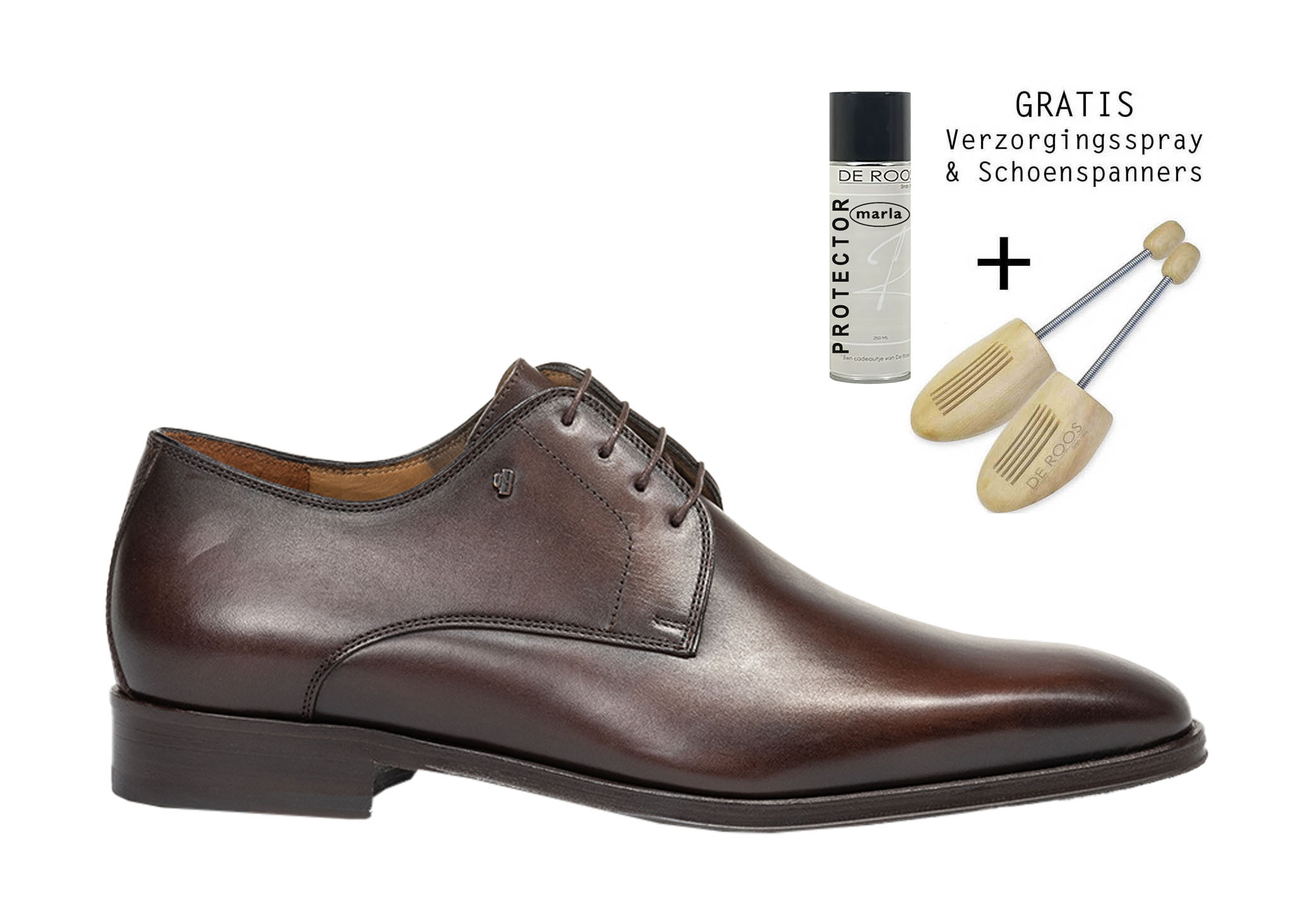 Van Bommel Van Bommel Veterschoen Raffa 03.07 Donker Bruin