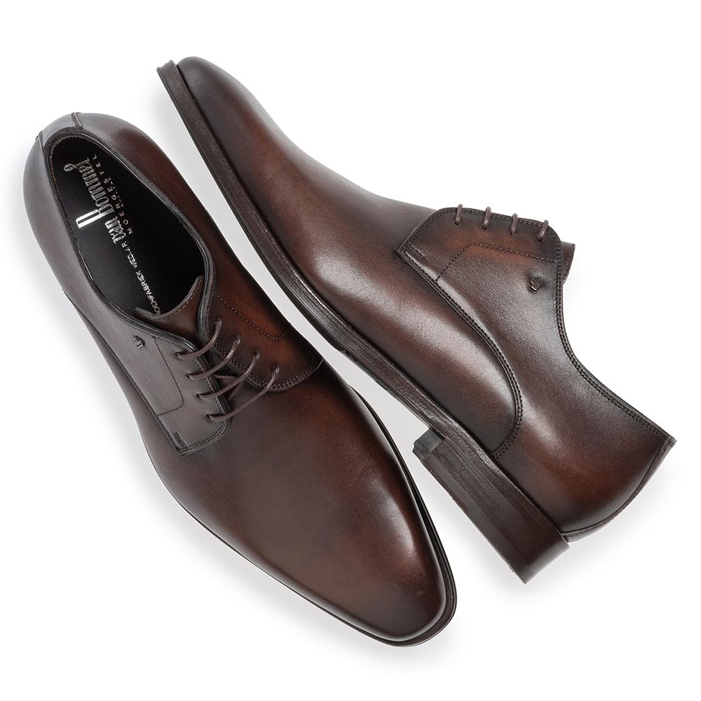 Van Bommel Van Bommel Veterschoen Raffa 03.07 Donker Bruin