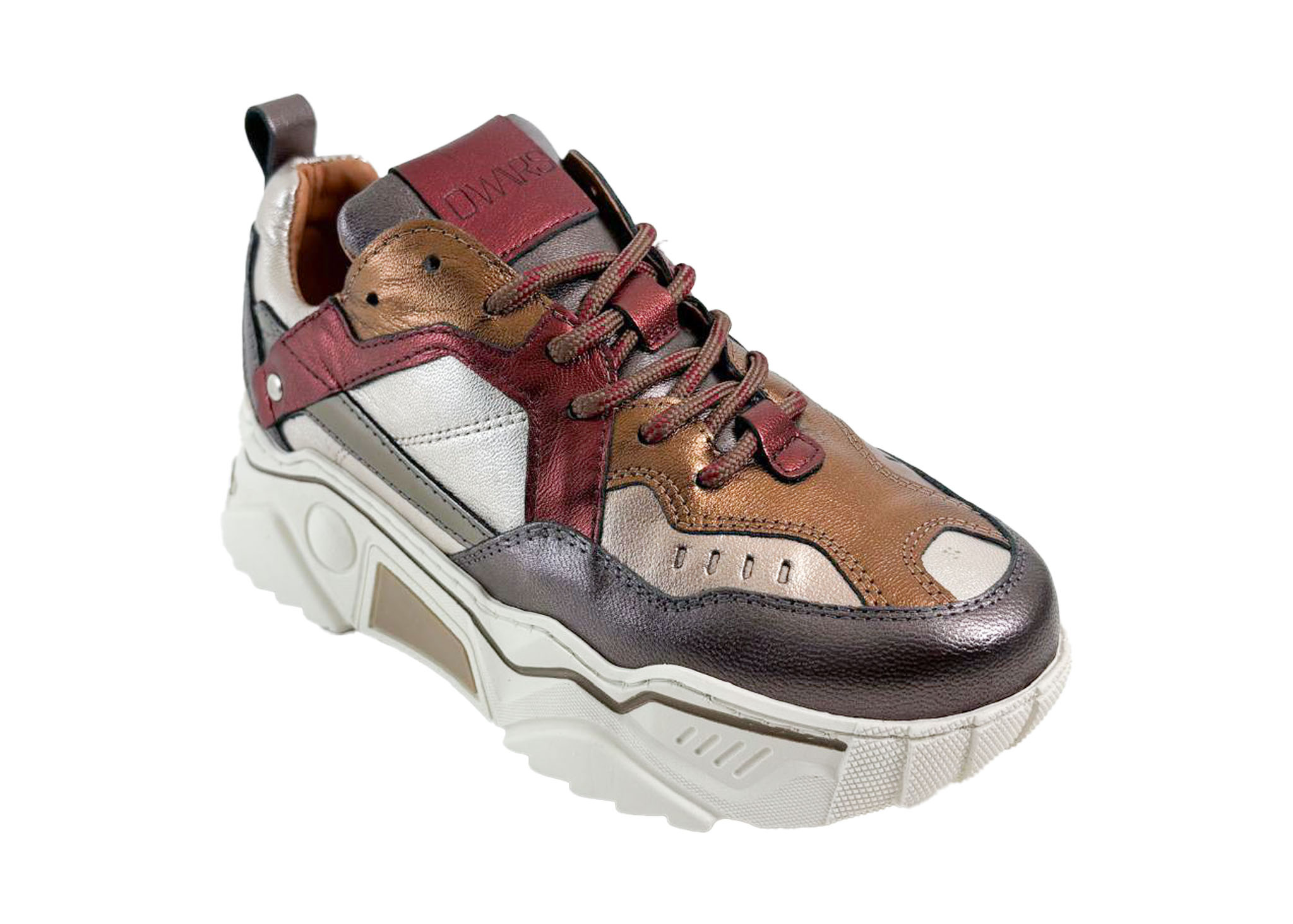 DWRS DWRS Sneakers Pluto J5217C-84 Bordeaux / Bruin
