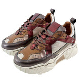 DWRS DWRS Sneakers Pluto J5217C-84 Bordeaux / Bruin