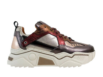 DWRS DWRS Sneakers Pluto J5217C-84 Bordeaux / Bruin