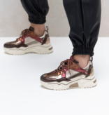 DWRS DWRS Sneakers Pluto J5217C-84 Bordeaux / Bruin