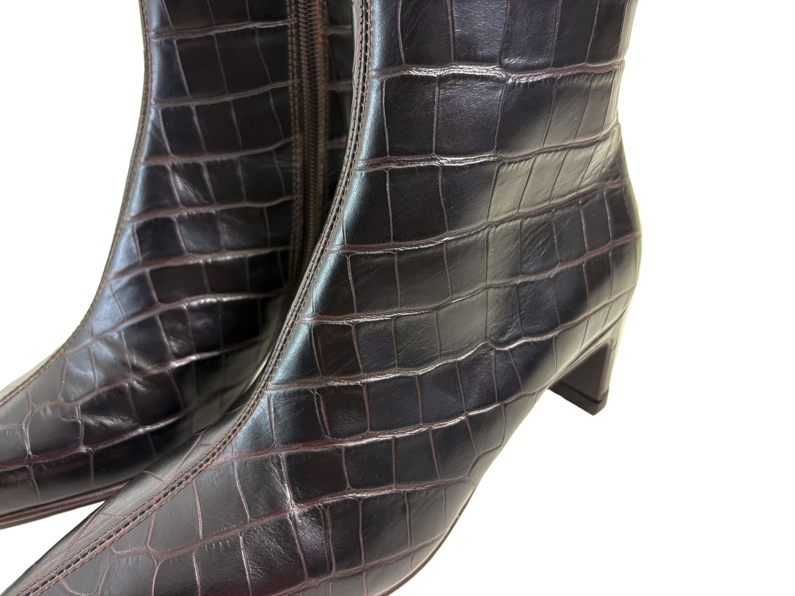 Copenhagen Copenhagen Enkellaarsje CPH296 Croco Bruin