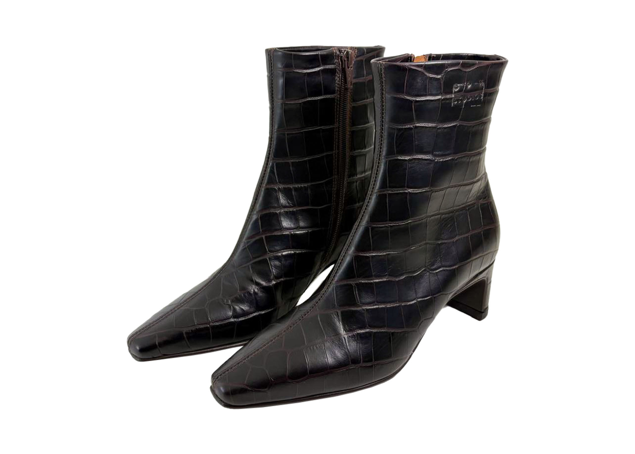 Copenhagen Copenhagen Enkellaarsje CPH296 Croco Bruin