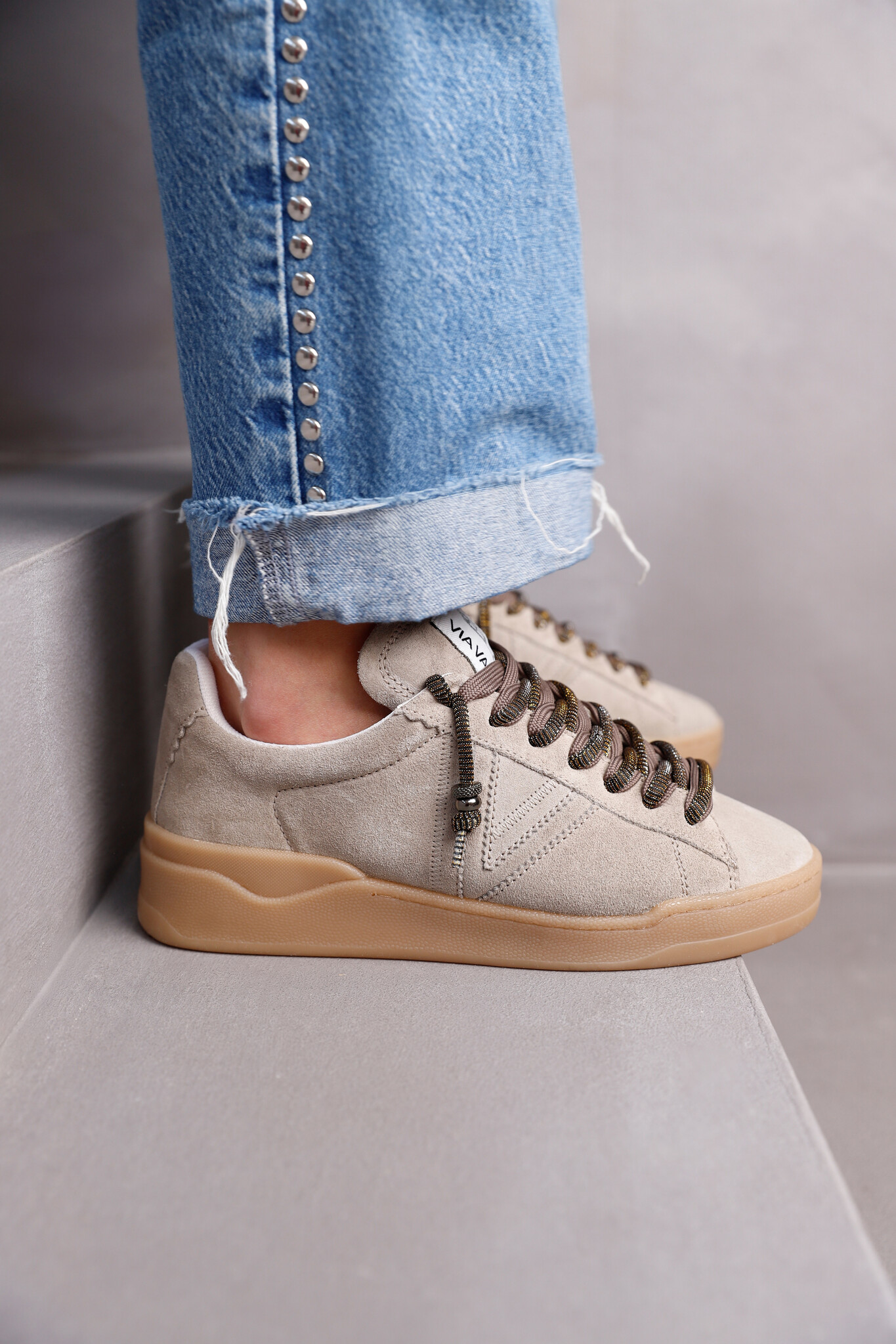 Via Vai VIA VAI Sneakers Sam Kyli 62188-03-204 Beige