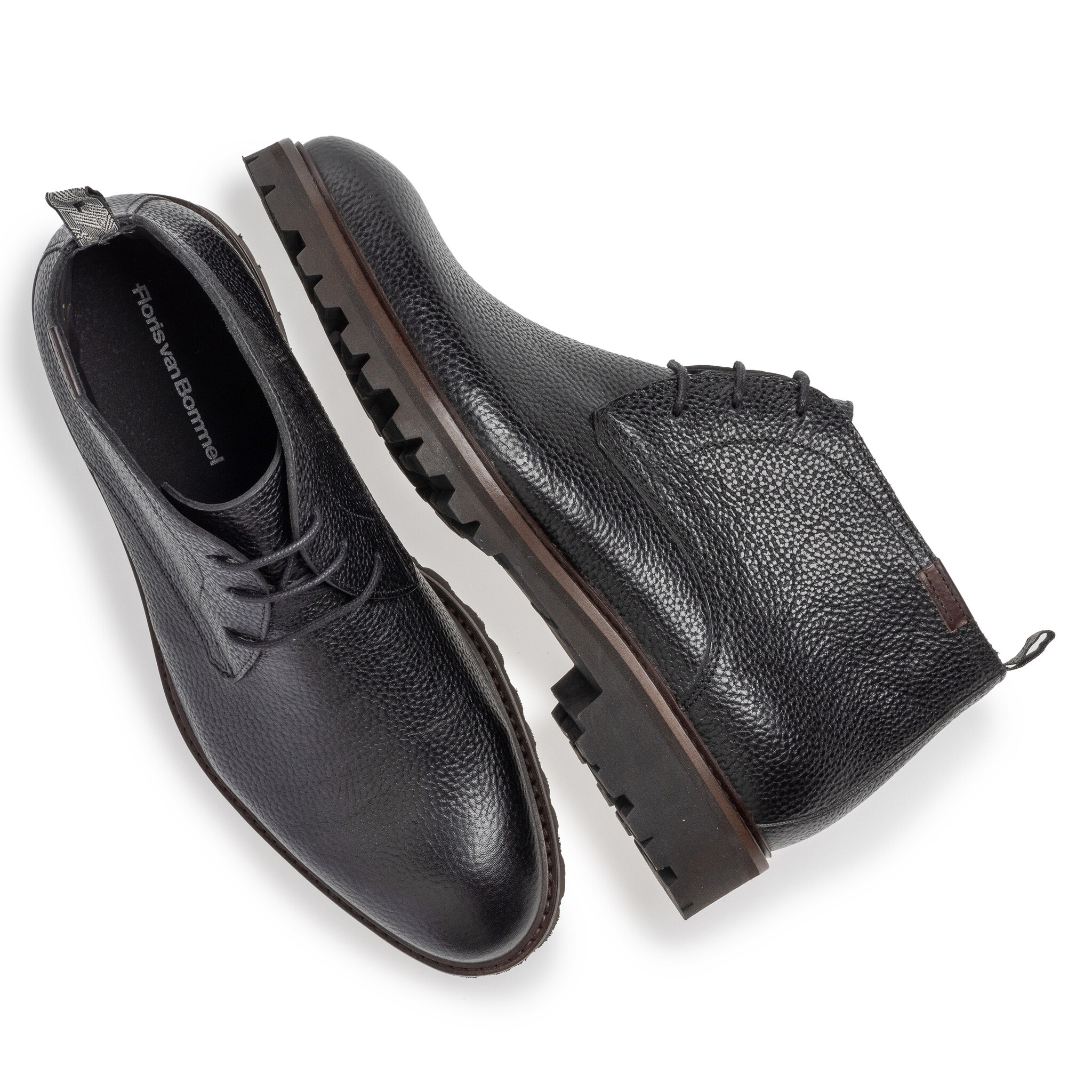 Floris van Bommel Floris van Bommel Veterboot Sturdi 01.34 Zwart
