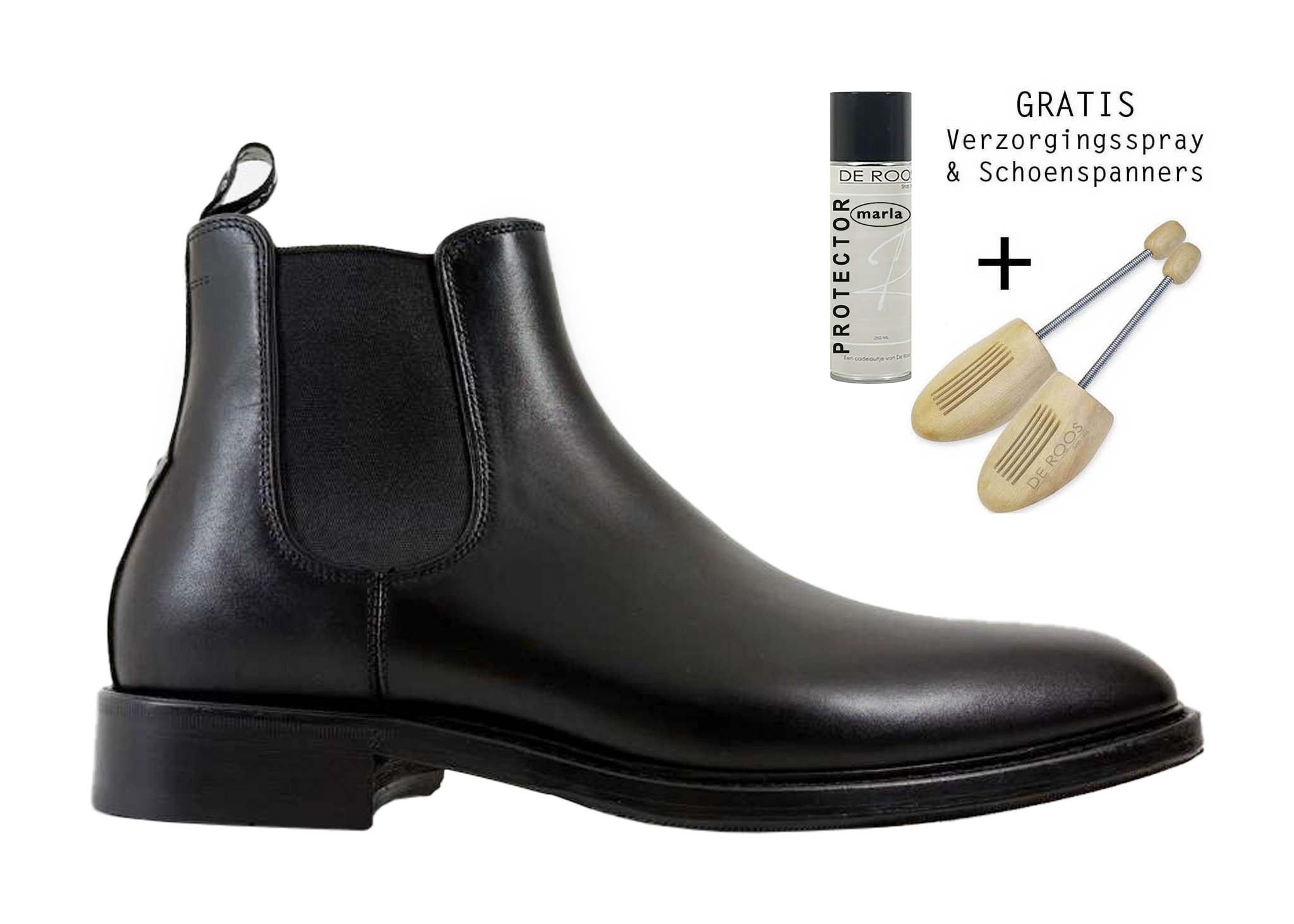 Gréve Gréve Chelsea Boots Piave 4757.20 Zwart