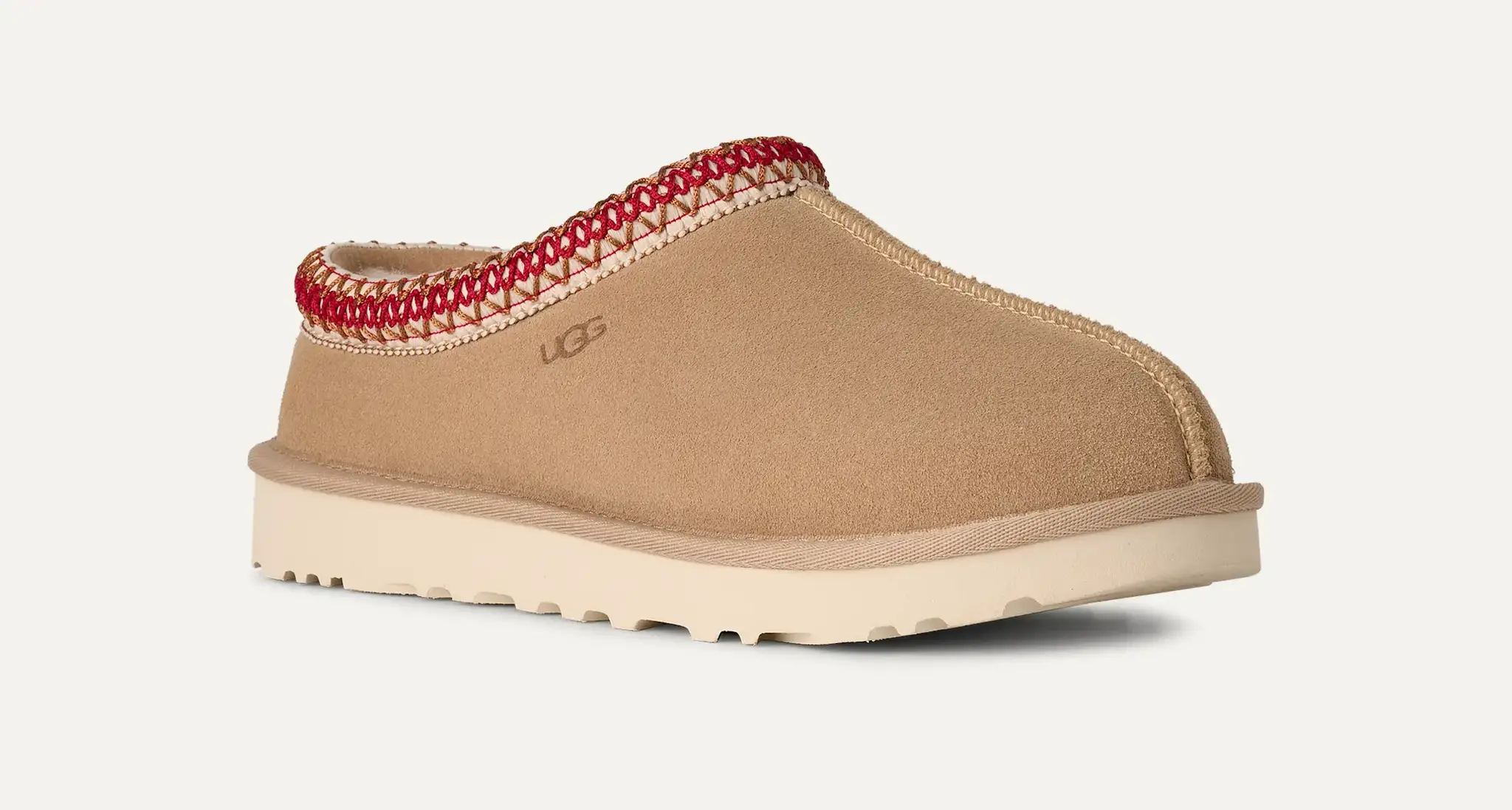 UGG UGG Pantoffel Tasman II 1174470 Sand /Dark Cherry