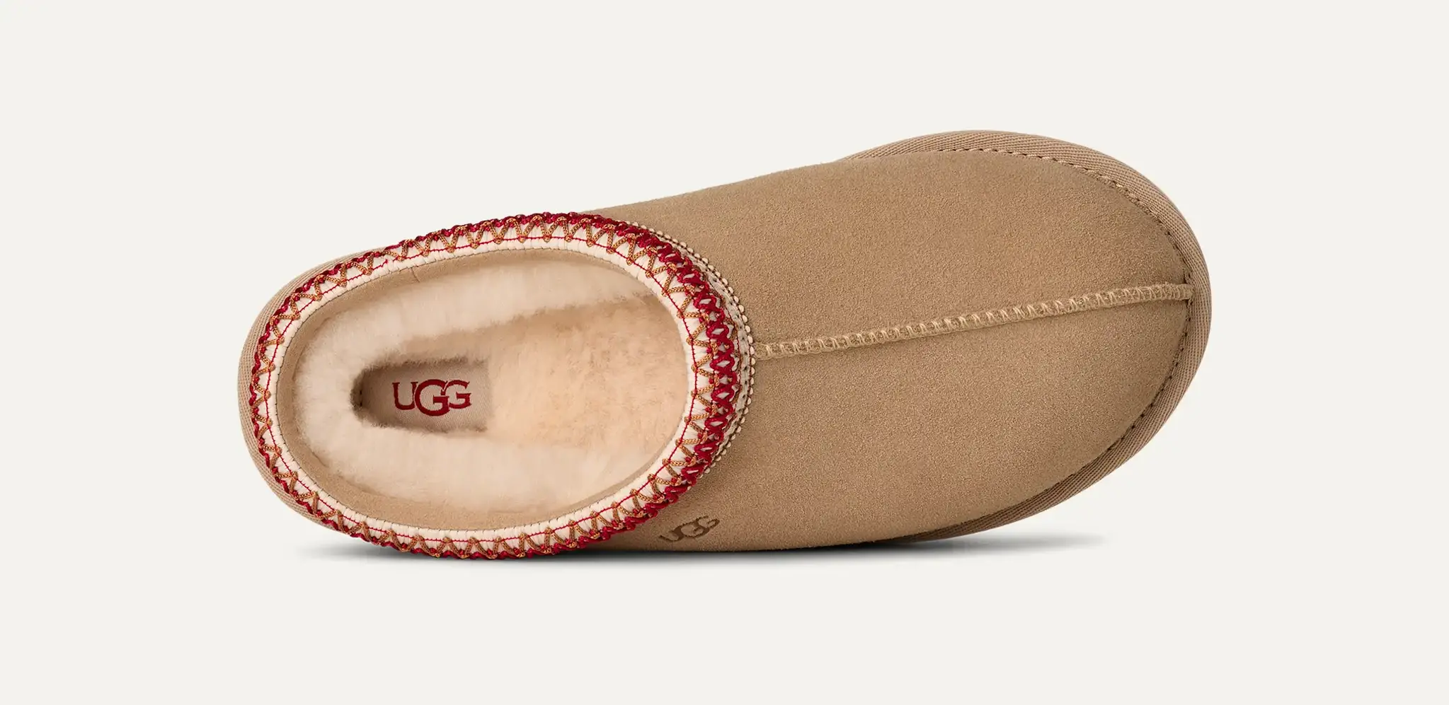 UGG UGG Pantoffel Tasman II 1174470 Sand /Dark Cherry