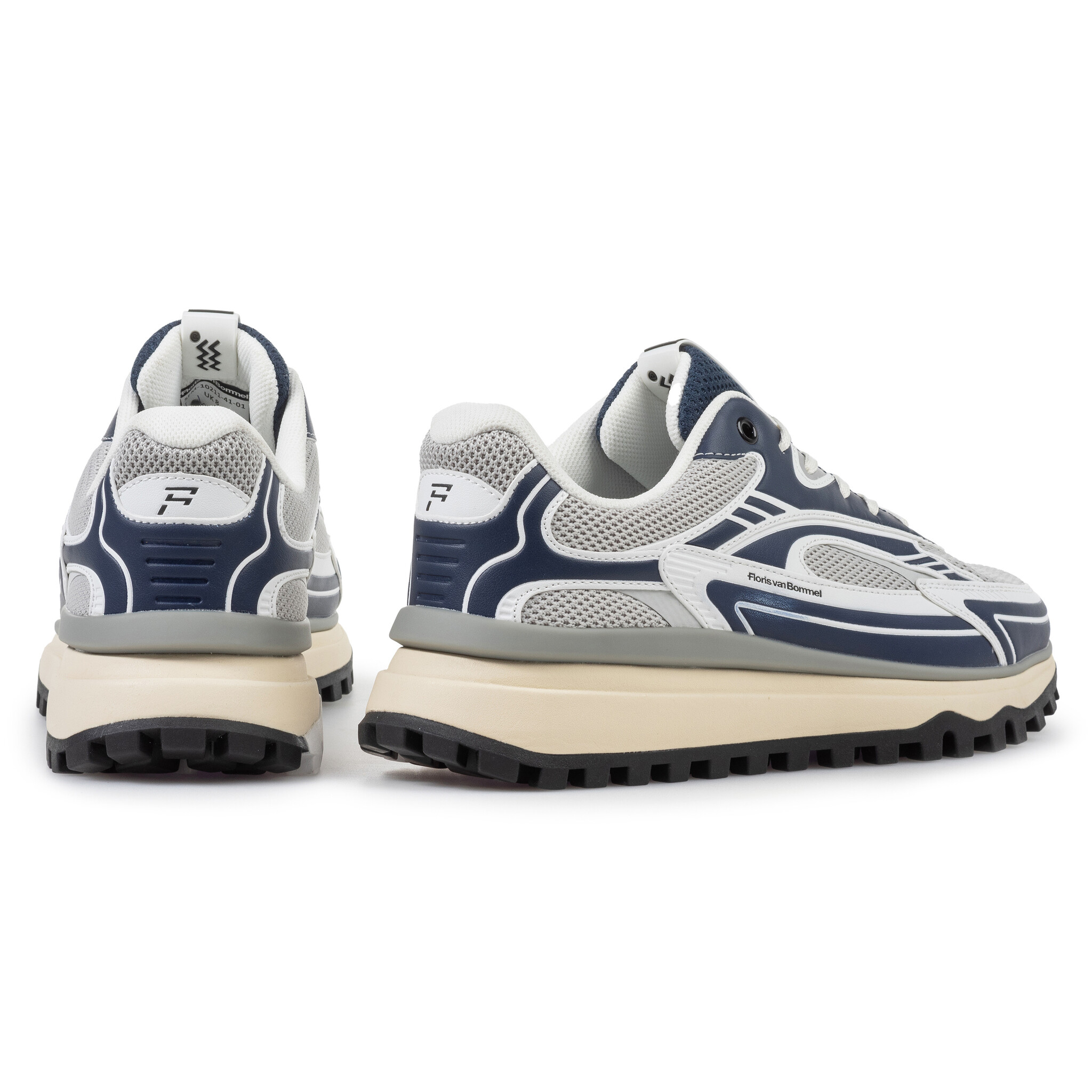 Floris van Bommel Floris van Bommel Sneaker De Gripper 06.00 Donker Blauw