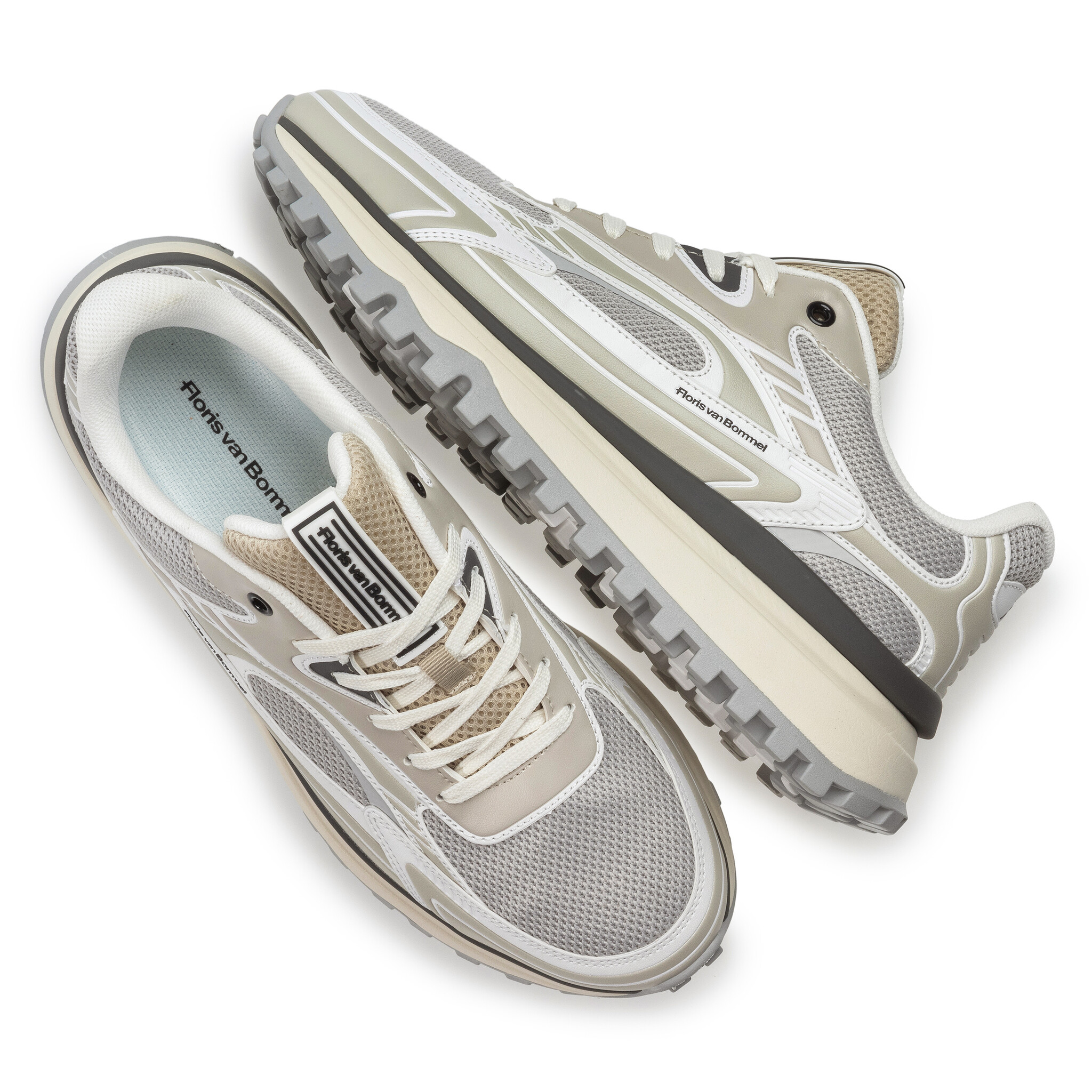 Floris van Bommel Floris van Bommel Sneaker De Gripper 06.01 Licht Bruin