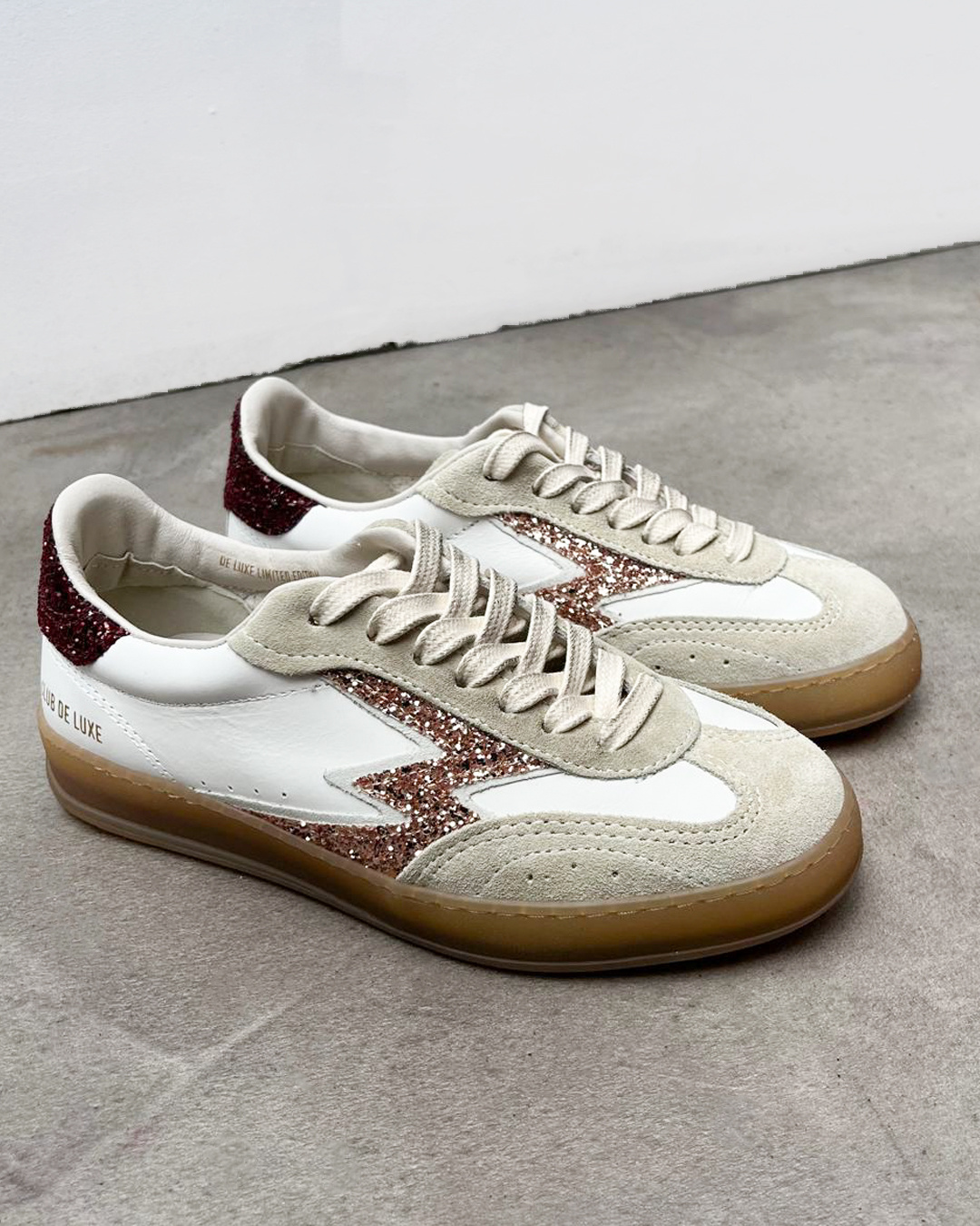 Moaconcept Moaconcept Sneaker Club Deluxe Wit Glitter