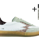 Moaconcept Moaconcept Sneaker Club Deluxe Wit Glitter Moaconcept Moaconcept Sneaker Club Deluxe Wit Glitter