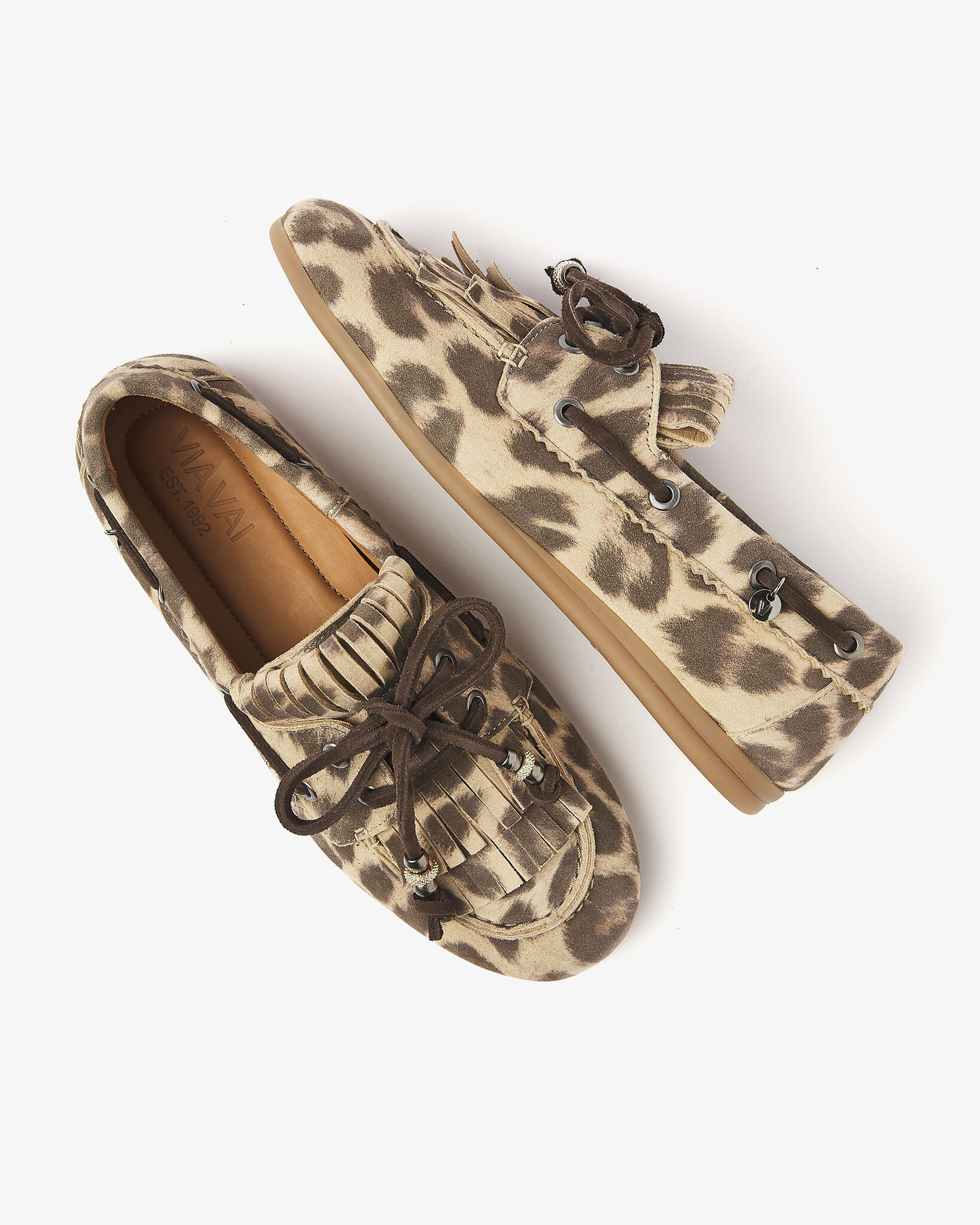 Via Vai VIA VAI Mocassins June Loua 62374-03-315 Luipaard
