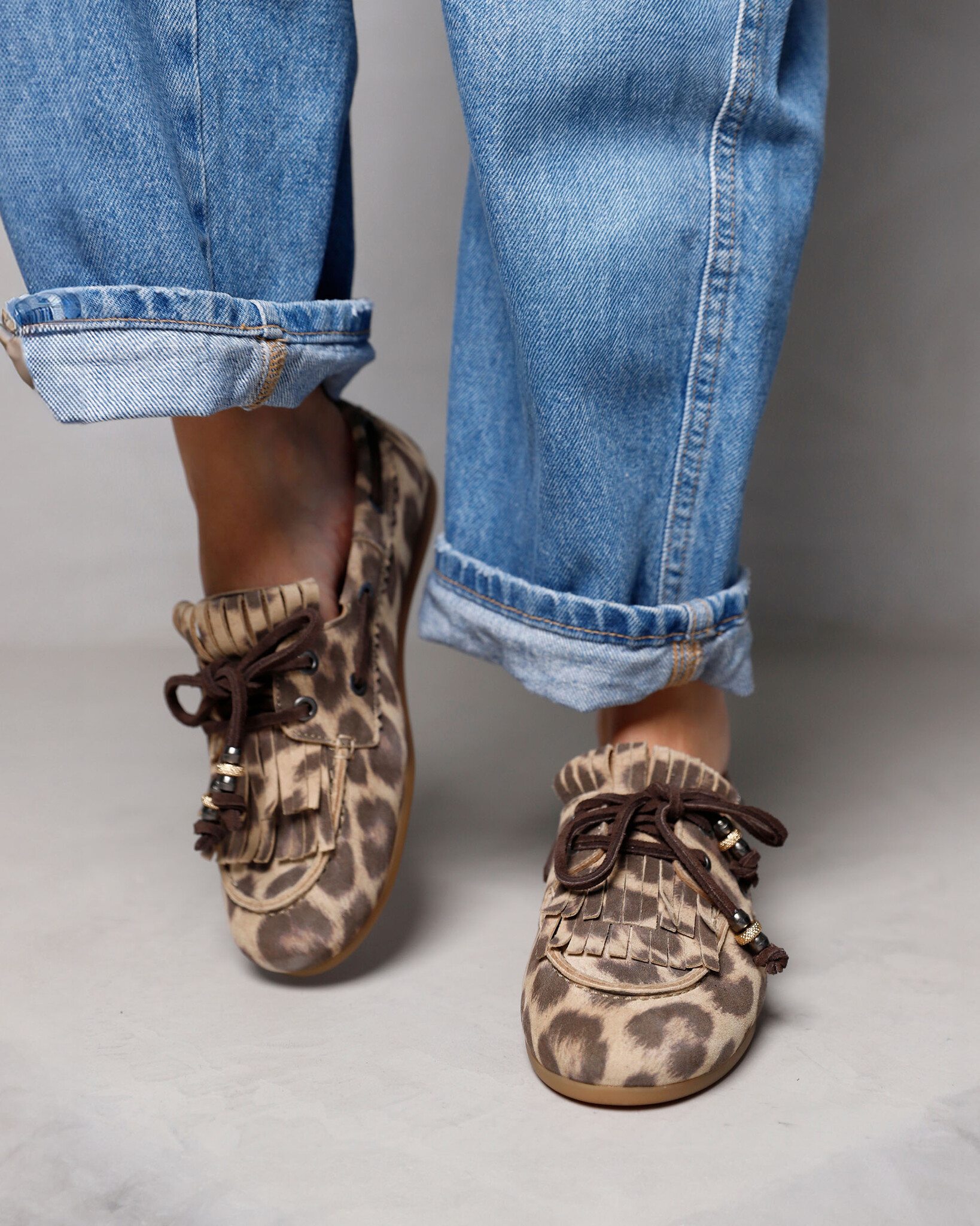 Via Vai VIA VAI Mocassins June Loua 62374-03-315 Luipaard