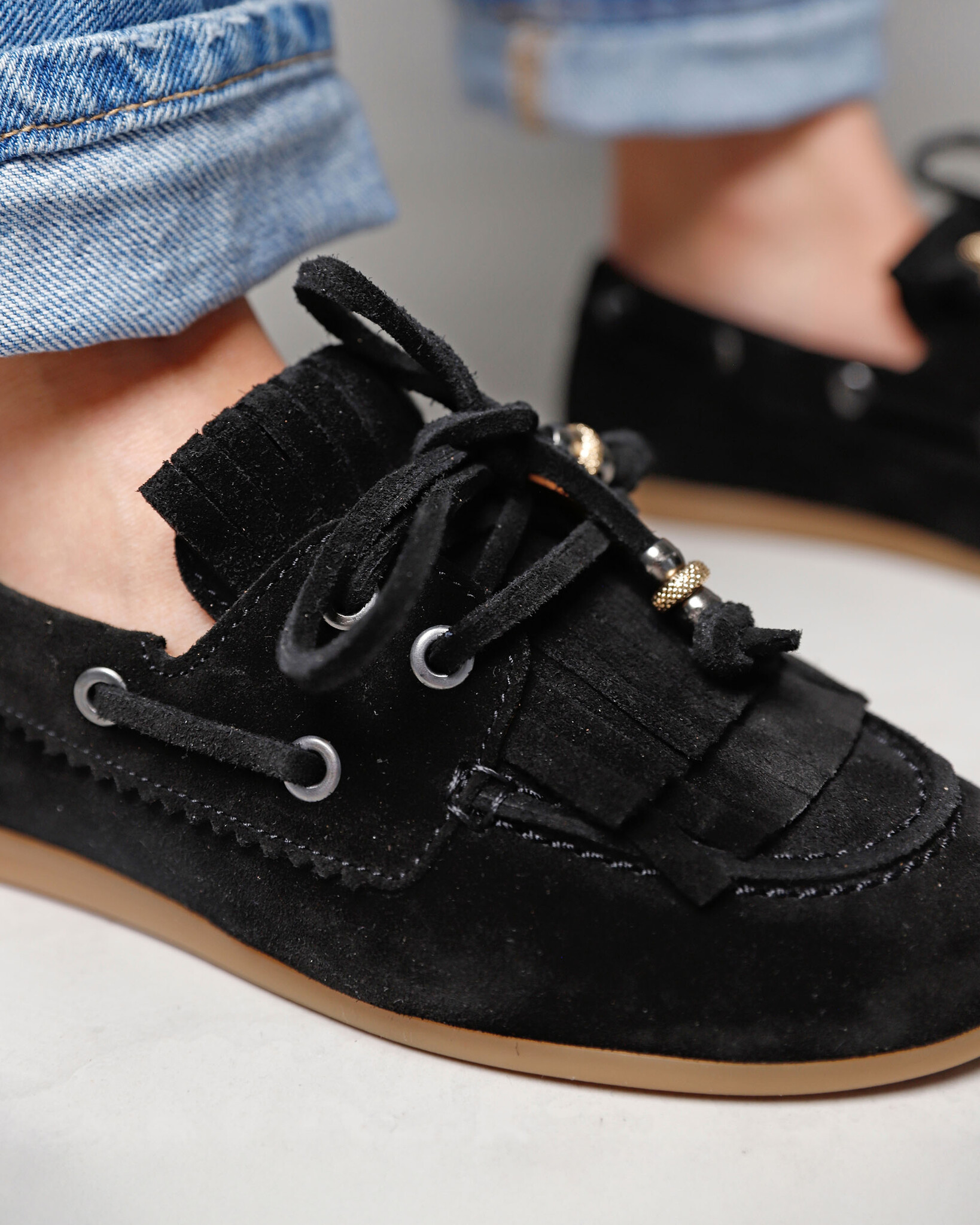 Via Vai VIA VAI Mocassins June Loua  62374-01-900 Zwart