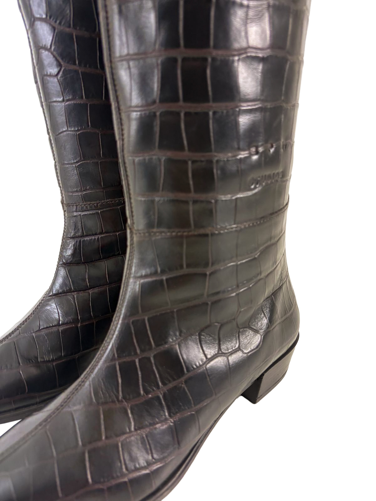 Copenhagen Copenhagen Hoge Laars CPH295 Croco Bruin