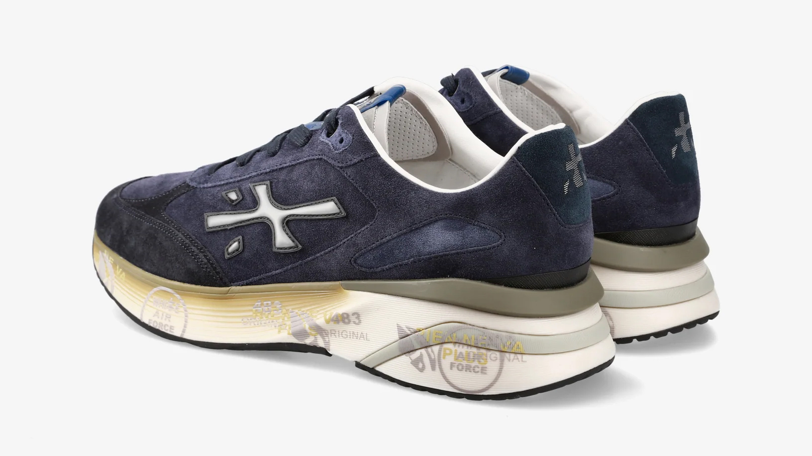 Premiata Premiata Sneakers Moerun 7776 Blauw
