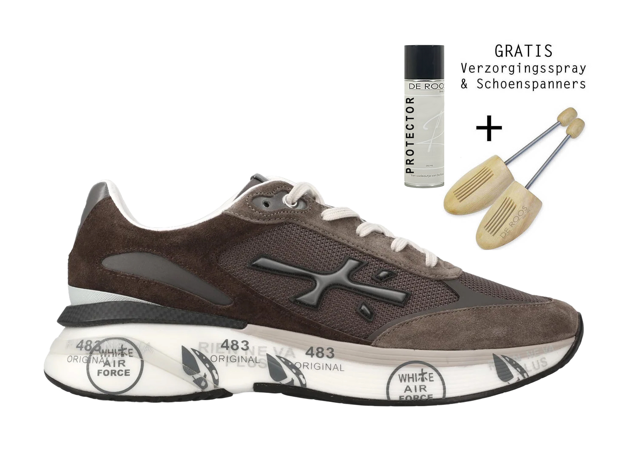 Premiata Premiata Sneakers Moerun 6446 Bruin