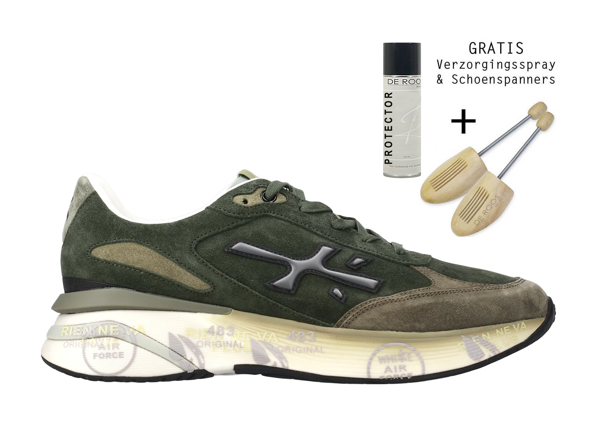 Premiata Premiata Sneakers Moerun 7777 Groen