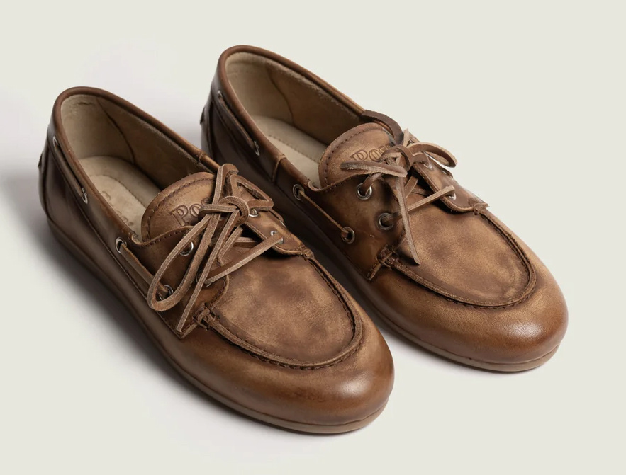 Posa Posa Boat Loafer Brushed Brown