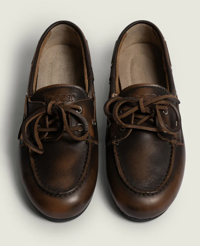 Posa Posa Boat Loafer Coffee