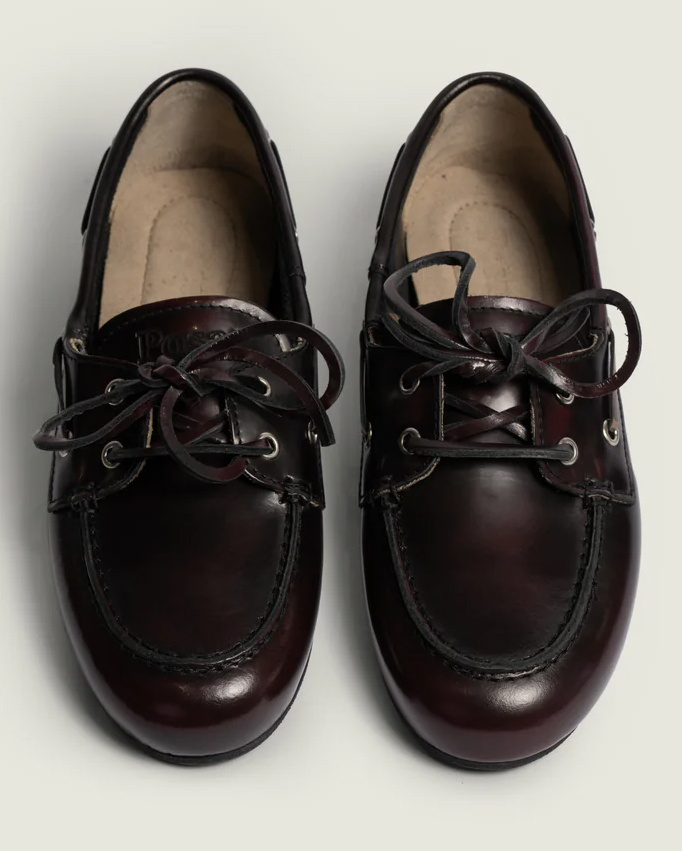 Posa Posa Boat Loafer Burgundy