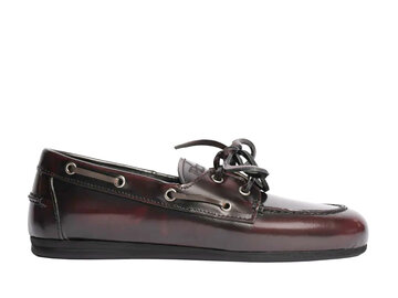 Posa Posa Boat Loafer Burgundy