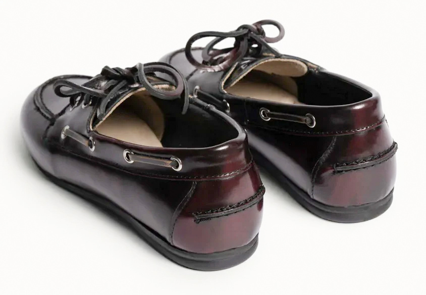 Posa Posa Boat Loafer Burgundy