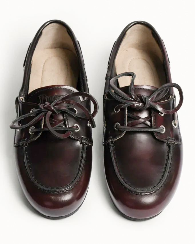 Posa Posa Boat Loafer Burgundy