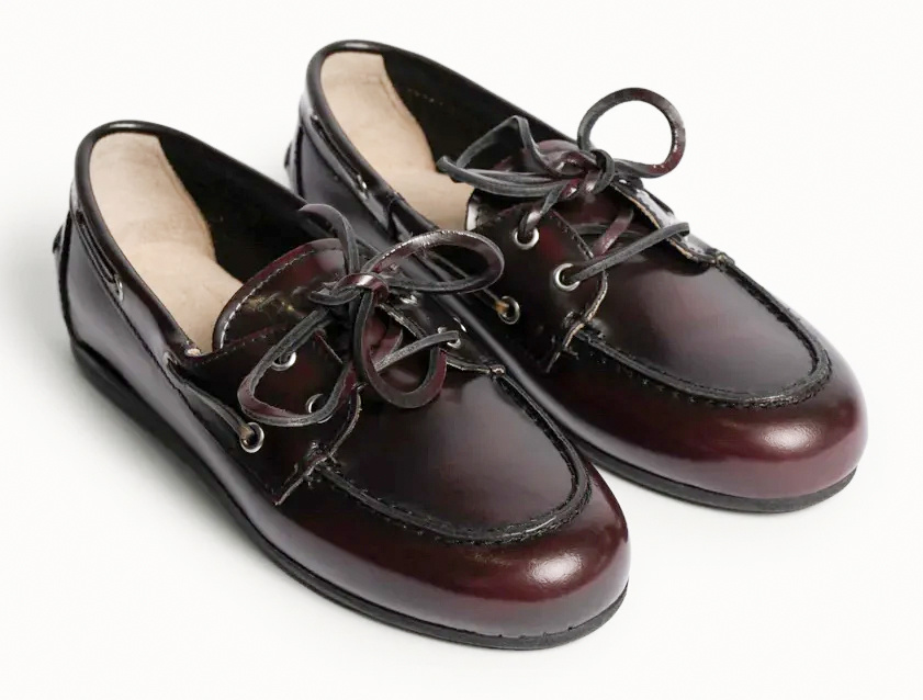 Posa Posa Boat Loafer Burgundy