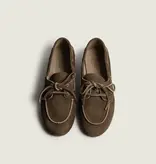 Posa Posa Boat Loafer Donkerbruin Suède