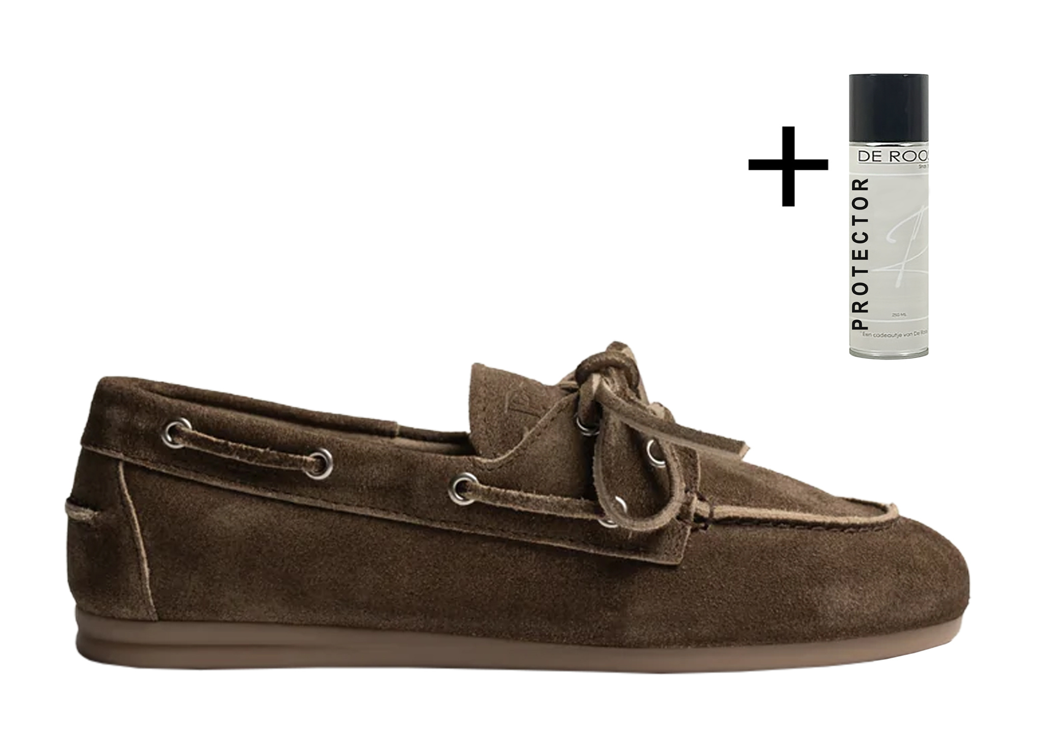 Posa Posa Boat Loafer Donkerbruin Suède