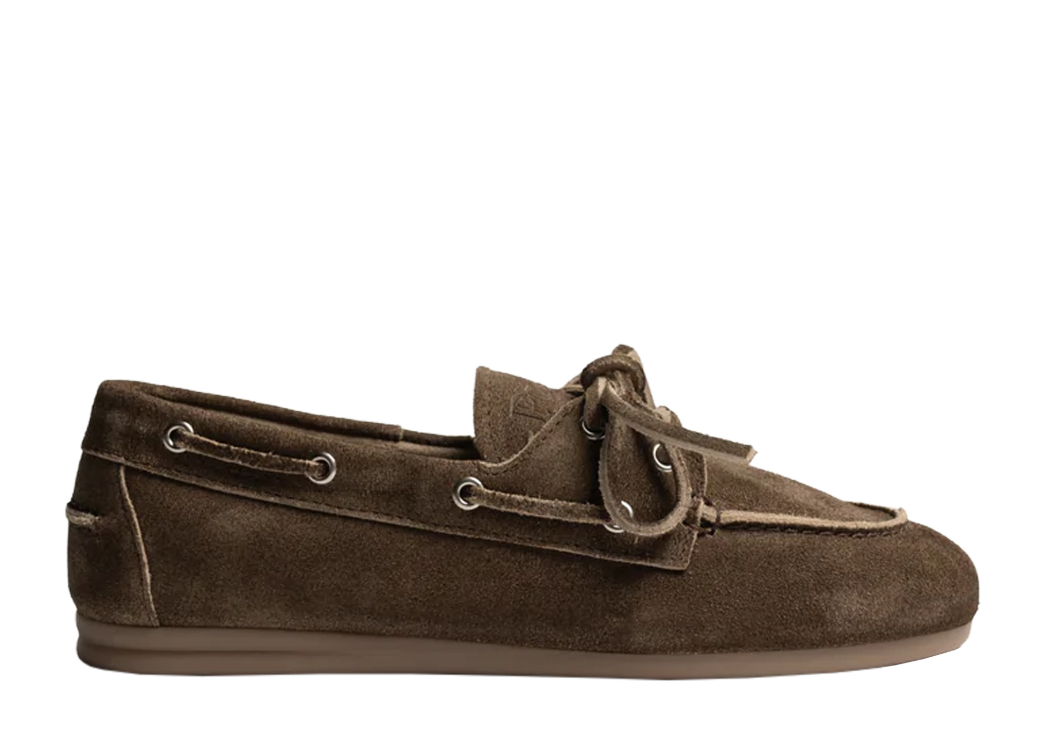 Posa Posa Boat Loafer Donkerbruin Suède