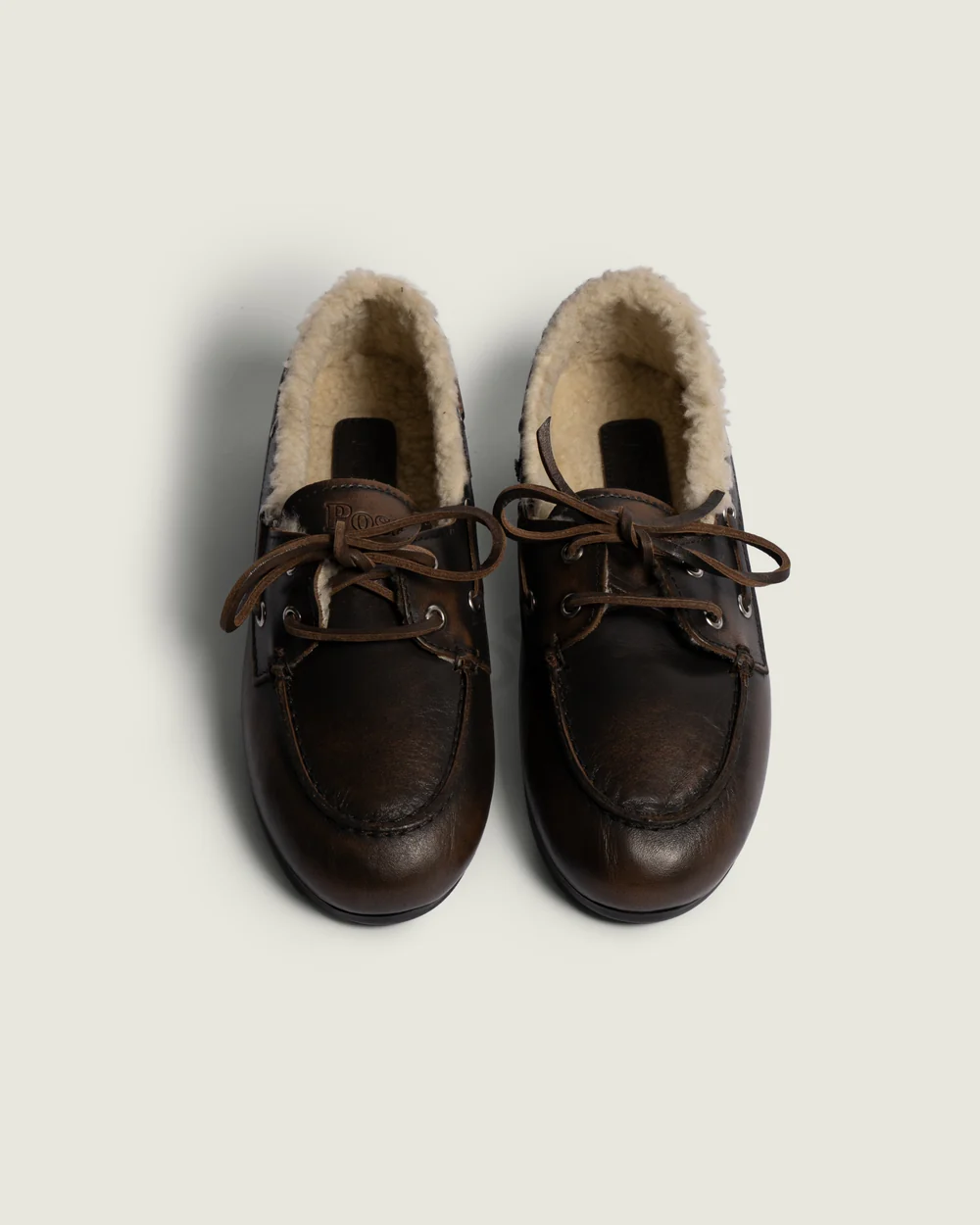 Posa Posa Boat Loafer Coffee Fur