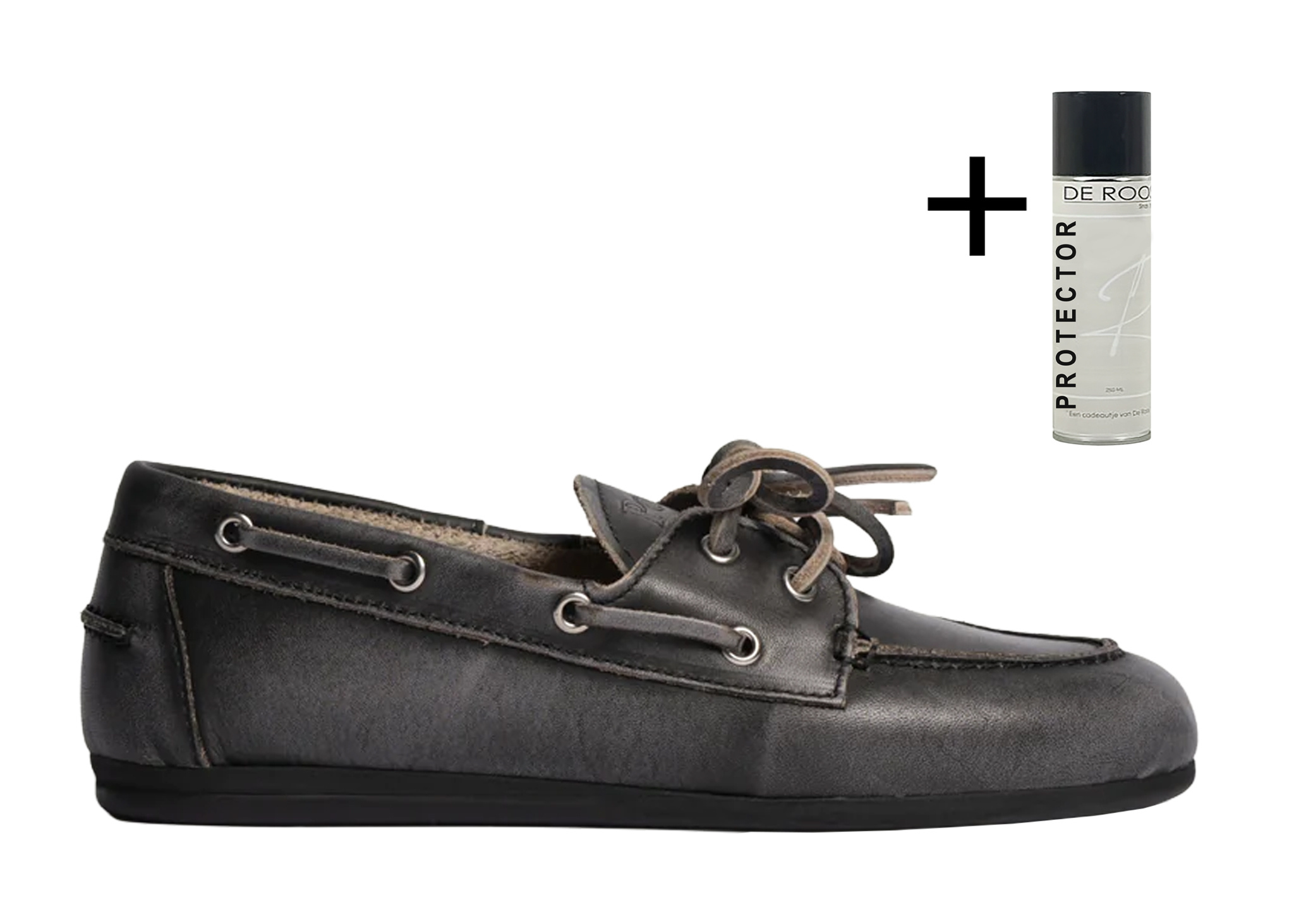 Posa Posa Boat Loafer Zwart