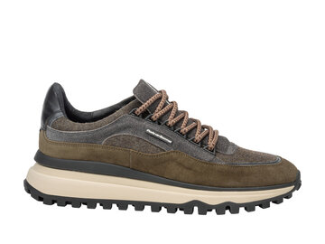 Floris van Bommel Floris van Bommel Sneaker De Gripper 03.01 Donker Groen