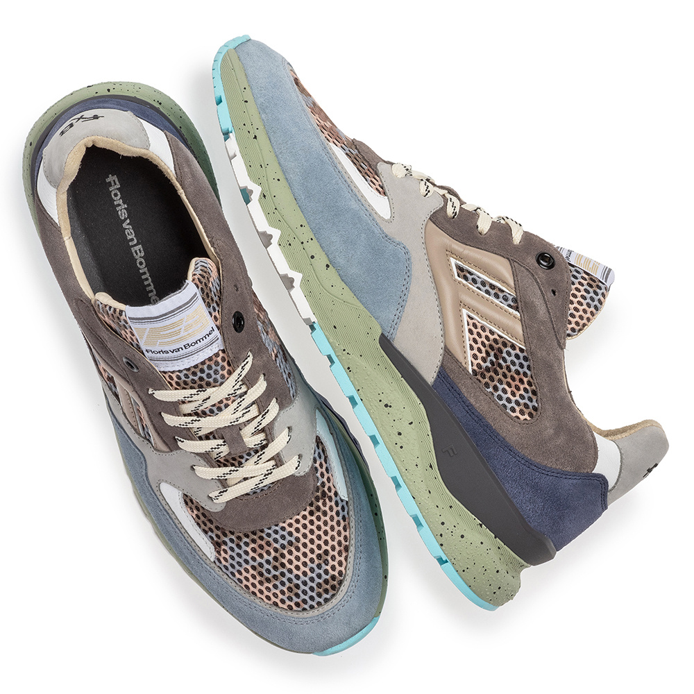 Floris van Bommel Floris van Bommel Sneaker De Treener 01.32 Licht Blauw
