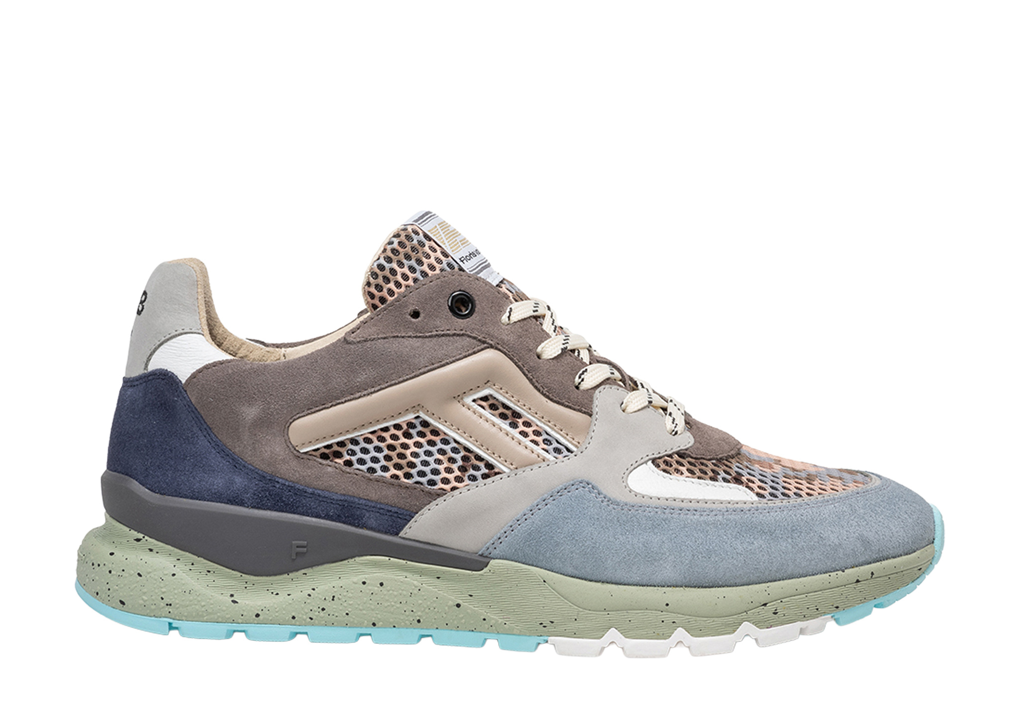 Floris van Bommel Floris van Bommel Sneaker De Treener 01.32 Licht Blauw