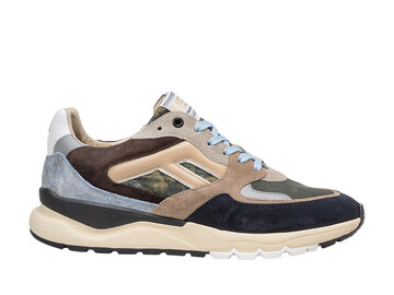 Floris van Bommel Floris van Bommel Sneaker De Treener 01.15 Donker Groen