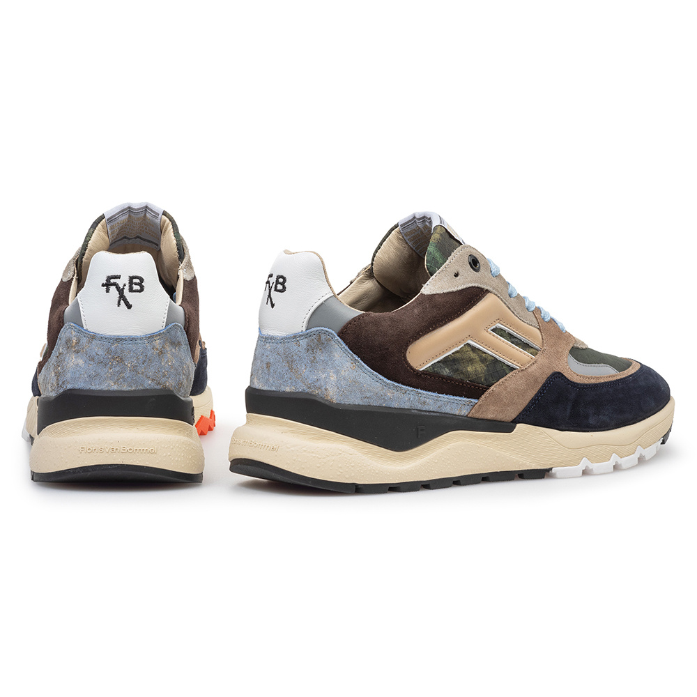 Floris van Bommel Floris van Bommel Sneaker De Treener 01.15 Donker Groen