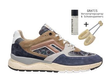 Floris van Bommel Floris van Bommel Sneaker De Treener 01.35 Donker Grijs