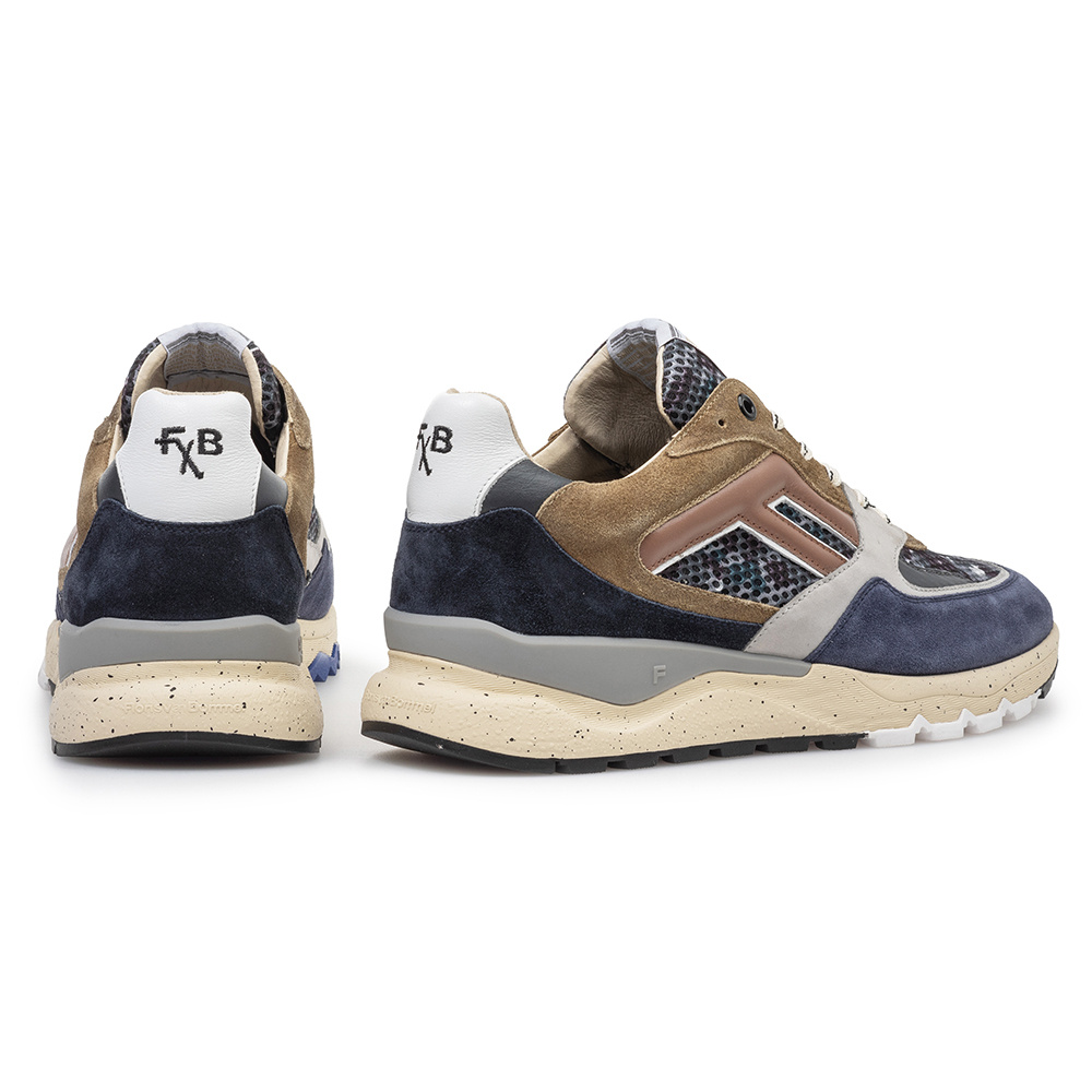 Floris van Bommel Floris van Bommel Sneaker De Treener 01.35 Donker Grijs