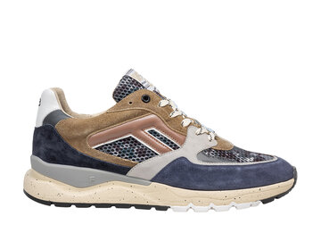 Floris van Bommel Floris van Bommel Sneaker De Treener 01.35 Donker Grijs