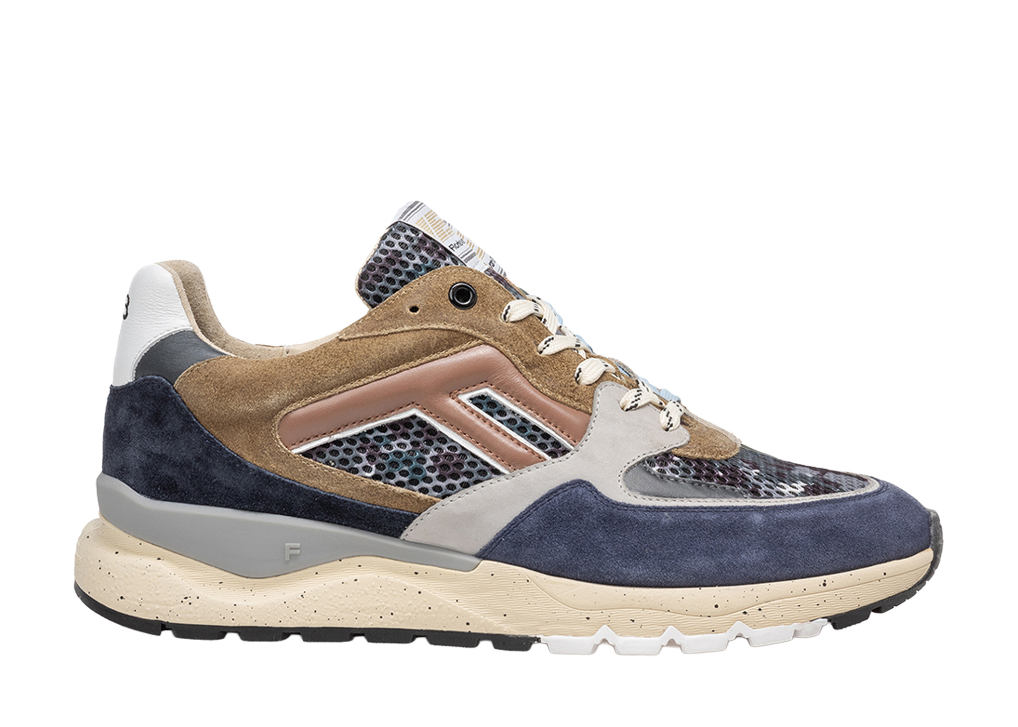 Floris van Bommel Floris van Bommel Sneaker De Treener 01.35 Donker Grijs