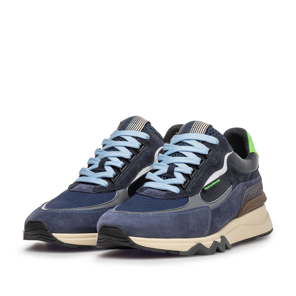Floris van Bommel Floris van Bommel Sneaker De Zager 12.06 Donker Blauw